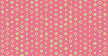 Abstract Color Halftone Dots generative art background illustration