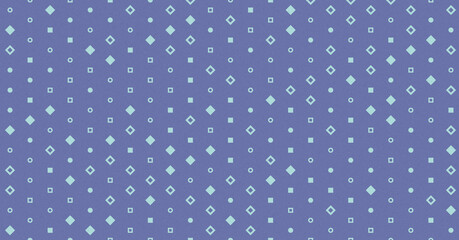 Abstract Color Halftone Dots generative art background illustration