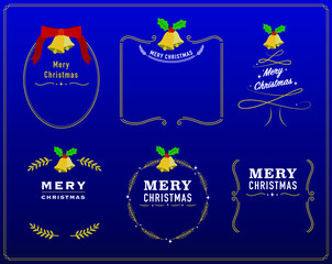 大人向けのクリスマスフレーム素材