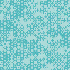 Abstract Color Halftone Dots generative art background illustration