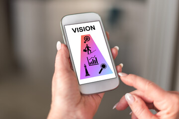 Vision concept on a smartphone