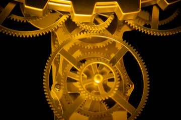 Metal gear of a clock
