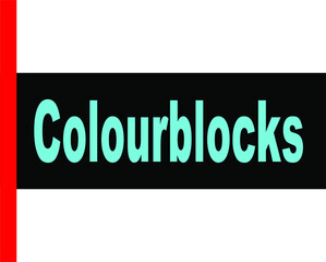 BLACK BACTOR BANNER COLOURBLOCKS