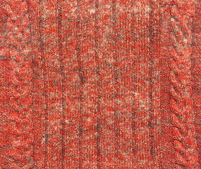 Background with close-up woolen texture
