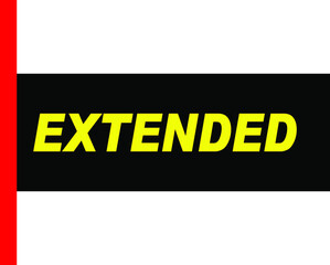 Black Vector Banner extebded