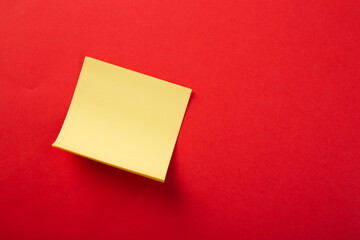  blank notepad on color background