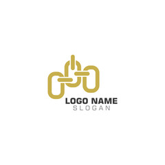 Chain Business Logo abstract unity vector design template