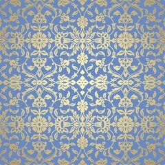 wedding card design, paisley floral pattern , India	