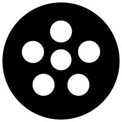 
A luxurious wheel rim for car is presented in this solid vector
