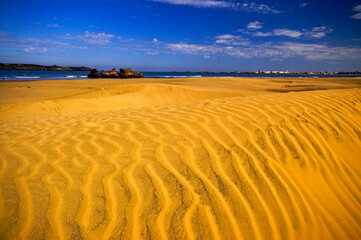 Playa de Essaouira (mogador). Costa Atlantica. Marruecos. Magreb. Africa.