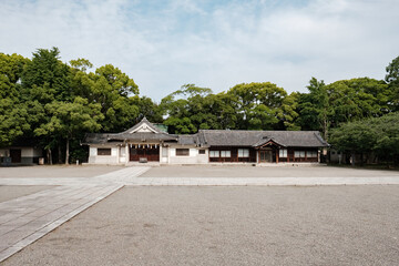 Fototapeta na wymiar Osaka Gokoku Shrine