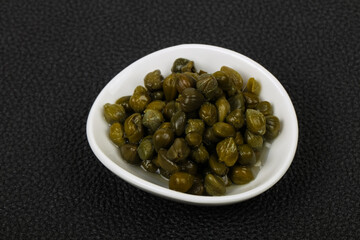 Capers in the bowl