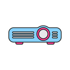 projector icon vector illustration