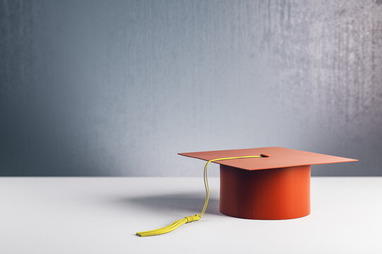 Red Graduation Cap