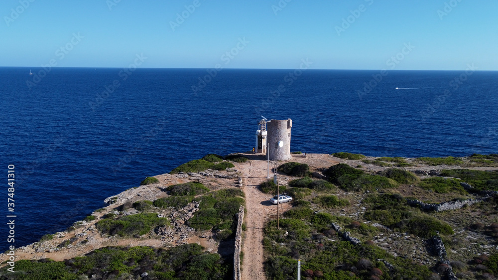 Wall mural aerial view of the torre des bèu