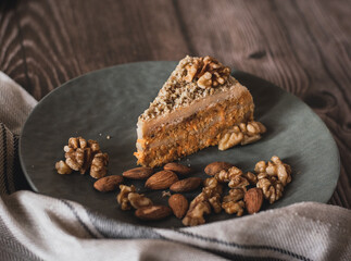 chocolate cake with nuts