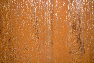 evocative image of texture of rusty steel plate