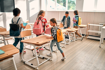 Children at school