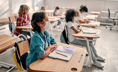 Children at school