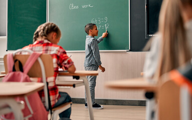 Children at school
