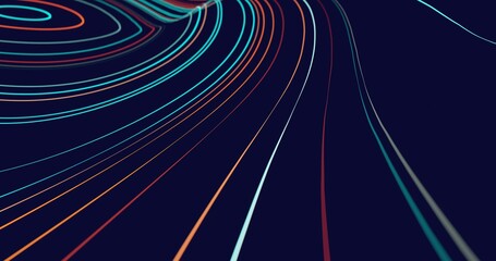 Abstract flowing lines background