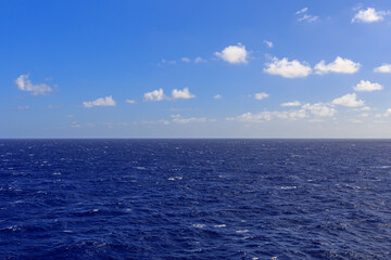 Just the blue ocean