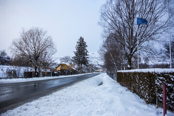 Winter in La Cerdanya, Pyrenees, Spain