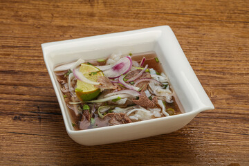 Vietnamese cuisine - Pho Bo soup