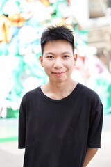 Obraz premium close up young man in Bangkok Thailand