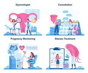Gynecologist, reproductologist and women health concept. Human