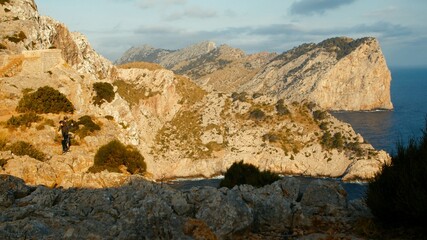 Spain - Majorca - Formentor Peninsula Cap De Formentor In Coast Of North Mallorca, Spain . High quality photo