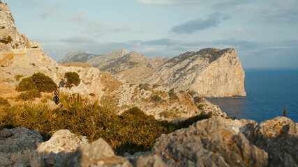 mountain peaks, Mallorca, Cap De Formentor, Mallorca, Balearic islands, Spain. High quality photo