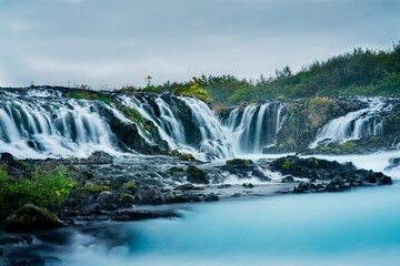 Bruarfoss waterfall Iceland