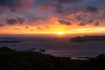 長崎の夕陽