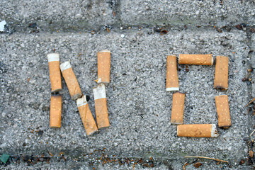 Stop smoking action 