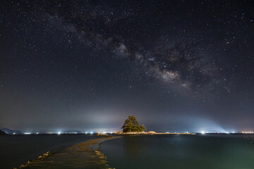 galaxy  in the night