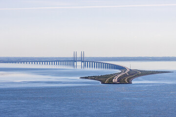 The Øresund Bridge between Copenhagen and Sweden
