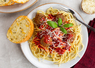 Spaghetti and Meatball Dinner