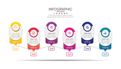 Presentation business abstract background infographic template