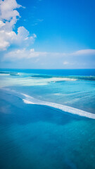 Ocean aerial seascape