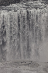 Dettifoss waterfall in the northern part of iceland