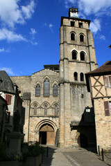 Fototapeta na wymiar saint-pierre church in beaulieu-sur-dordogne (france)