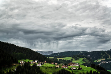 Clouds sky over the Gardena Valley, Trentino-Alto Adige
