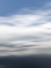 Fototapeta premium Clouds in motion blur