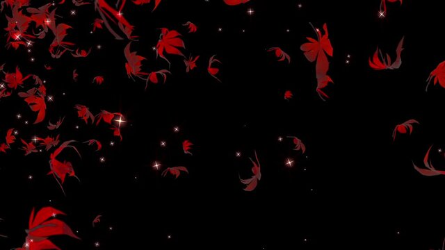 momiji maple particle loop animation
