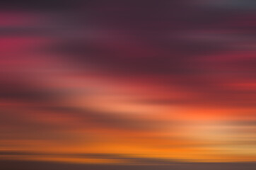 Clouds in motion blur