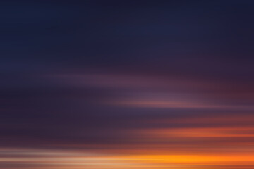 Clouds in motion blur