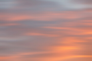 Clouds in motion blur