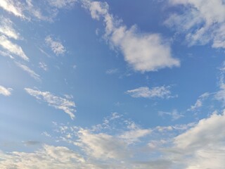 blue sky with clouds