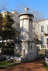 Fototapeta premium The choragic monument of Lysicrates, a theater contest sponsorship winner, in central Athens, Greece